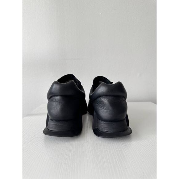 Adidas Rick Owens Level Runner Low 2 / Black Leather Sneakers main image 7